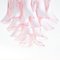 Chandelier in Flamingo Pink Murano Glass Petals by Bottega Veneziana 3