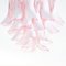 Chandelier in Flamingo Pink Murano Glass Petals by Bottega Veneziana, Image 3