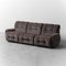 3-Seater Modular Sofa in Fabric, 1970s, Set of 3 1