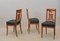 Biedermeier Chairs in Walnut, Set of 3, Image 4