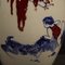 Chinese Painted and Glazed Ceramic Vase, 2000s 2