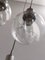 Lampada a sospensione a tre luci in vetro di Murano e metallo verniciato di Toni Zuccheri per Venini, anni '70, Immagine 8