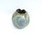 Postmodern Handmade Sculptural Iridescent Green and Blue Glazed Earthenware Vase, Italy, 1960s, Image 2