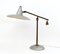 Vintage Brass and Varnished Metal Desk Lamp, Italy, 1950s, Image 1