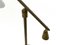 Vintage Brass and Varnished Metal Desk Lamp, Italy, 1950s, Image 10