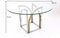 Postmodern Round Dining Table in Brass and Steel by Romeo Rega, 1970s, Image 11