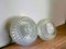 Portuguese Semi-Sphere Clear Crystal Glass Flush Mount Lamps, 1970s, Set of 2, Image 2