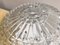 Portuguese Semi-Sphere Clear Crystal Glass Flush Mount Lamps, 1970s, Set of 2 14