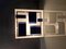 Blaue Gio Bridges Wandlampe mit quadratischem Muster von Gio Ponti, 2000er 7