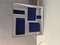 Blaue Gio Bridges Wandlampe mit quadratischem Muster von Gio Ponti, 2000er 2