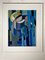 E. Whisle, Composizione, anni '60, Guazzo su carta, con cornice, Immagine 1