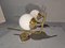 Single Sphere Wall Lamps in Brass and Glass, Set of 2 3