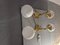 Brass Double Sphere Glass Cup Sconces from Alberello, Set of 2 10
