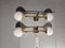 Brass Double Sphere Glass Cup Sconces from Alberello, Set of 2, Image 8