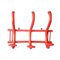 Antique Wall Coat Rack in Bentwood Painted in Red, Image 3