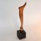 Neil Willis, Abstract Sculpture on Black Plinth, 1970s, Bronze on Stone Base 7