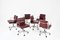 Soft Pad Office Chairs by Charles & Ray Eames for ICF, 1970s, Set of 6 3