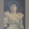 Large Art Nouveau Female Portrait, Silver Print, 1900s, Framed 9