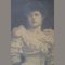 Grand Portrait de Femme Art Nouveau, Tirage Argentique, 1900s, Encadré 10