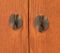 Kleiner Vintage Eichenholz Schrank mit Zwei Türen von Borge Mogensen für FDB 5