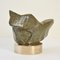 Vintage Moss Green Marble Sculpture on Bronze Plinth by Alice Ward, 1960s 6