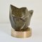 Vintage Moss Green Marble Sculpture on Bronze Plinth by Alice Ward, 1960s, Image 7
