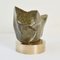 Vintage Moss Green Marble Sculpture on Bronze Plinth by Alice Ward, 1960s, Image 4