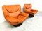 Il Poltrone Lounge Chairs by T. Ammannati & G.P. Vitelli for Comfort, Italy, 1973, Set of 2 3