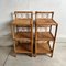 Mid-Century Bamboo and Rattan Bedside Tables, Set of 2, Image 3