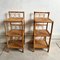 Mid-Century Nachttische aus Bambus & Rattan, 2er Set 2