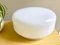 Minimalist White Opaline Glass Pill Flush Mount, Image 3