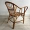 Vintage Bamboo Armchair, 1960s 2