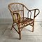 Vintage Bamboo Armchair, 1960s 5