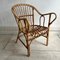 Vintage Bamboo Armchair, 1960s, Image 5