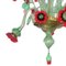 Floral Chandelier with Red Poppies by Bottega Veneziana 4