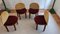 Small Vintage Italian Chairs, Set of 4 2