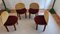 Small Vintage Italian Chairs, Set of 4, Image 2