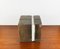 Klaus Lehmann, Postmodern Brutalist German Studio Pottery Cube Art Sculpture No. 255 78, 1978, Keramik & Metall 28