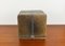 Klaus Lehmann, Postmodern Brutalist German Studio Pottery Cube Art Sculpture No. 255 78, 1978, Keramik & Metall 1