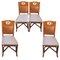 Vintage Spanish Bamboo Chairs, Set of 4 1