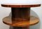 Art Deco Italian Coffee Table with Two Round Tops, 1930s 11