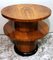 Art Deco Italian Coffee Table with Two Round Tops, 1930s 5