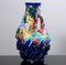 Jarrón brutalista de cerámica multicolor de Vallauris, años 60, Imagen 3