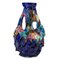 Brutalist Multicolor Ceramic Vase from Vallauris, 1960s 1