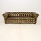 Antique Leather Chesterfield Sofa, 1880s, Image 1