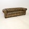 Antique Leather Chesterfield Sofa, 1880s, Image 2
