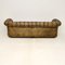 Antique Leather Chesterfield Sofa, 1880s 6