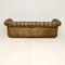 Canapé Chesterfield Antique en Cuir, 1880s 6