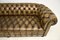 Antikes Chesterfield Ledersofa, 1880er 8