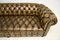 Antique Leather Chesterfield Sofa, 1880s, Image 8